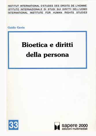 Bioetica e diritti della Persona