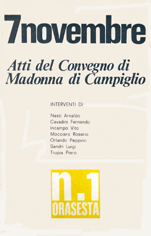 7 Novembre: atti del Convegno di Madonna di Campiglio