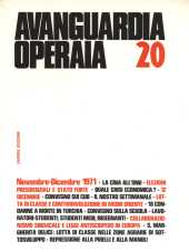 Avanguardia Operaia n.20 - novembre/dicembre 1971