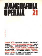 Avanguardia Operaia n.21 - gennaio 1972