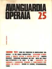 Avanguardia Operaia n.25 - giugno 1972