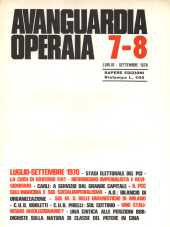 Avanguardia Operaia n.07/8 - luglio/settembre 1970
