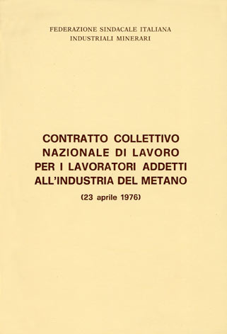 CCNL addetti all'industria del metano - 23 aprile 1976