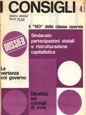 I Consigli n.04 - maggio 1974 Rivista mensile della FLM