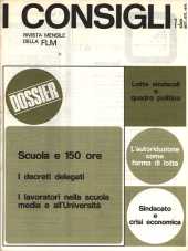 I Consigli n.07-8 - settembre-ottobre 1974 Rivista mensile della FLM