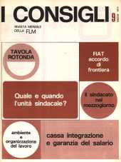 I Consigli n.09 - dicembre 1974 Rivista mensile della FLM