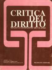 Critica del Diritto n.01 - anno I, gennaio/aprile 1974 Stato e conflitto di classe