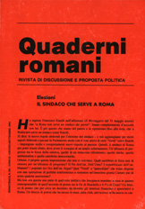 Quaderni Romani n.5/6 - anno II, giugno /settembre1993 Rivista di discussione e proposta politica
