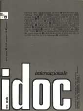IDOC Internazionale 1974 n.18/19 - anno V, 15/30 novembre 
Quindicinale di documenti, studi, attualità, rassegne sulla liberazione politica e religiosa dell'uomo in una prospettiva mondiale