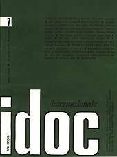 IDOC Internazionale 1974 n.07 - anno V, 15 aprile 
Quindicinale di documenti, studi, attualità, rassegne sulla liberazione politica e religiosa dell'uomo in una prospettiva mondiale