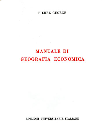 Manuale di geografia economica