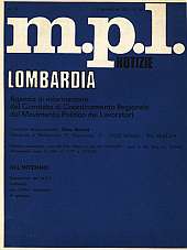 m.p.l. Notizie Lombardia n.18 - nuova serie, 1 novembre 1971