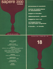 Sapere 2000 Notizie n.18 - anno I, del 13/10/84 diritto