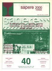 Sapere 2000 Notizie n.40 - anno IV, del 21/3/87