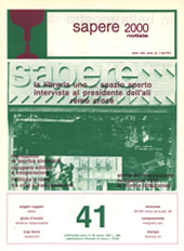 Sapere 2000 Notizie n.41 - anno IV, del 28/3/87