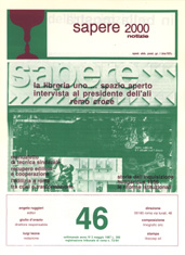 Sapere 2000 Notizie n.46 - anno IV, del 2/5/87