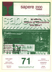 Sapere 2000 Notizie n.71 - anno V, del 6/2/88