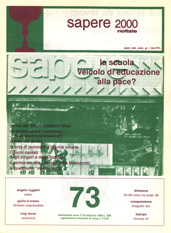 Sapere 2000 Notizie n.73 - anno V, del 20/2/88